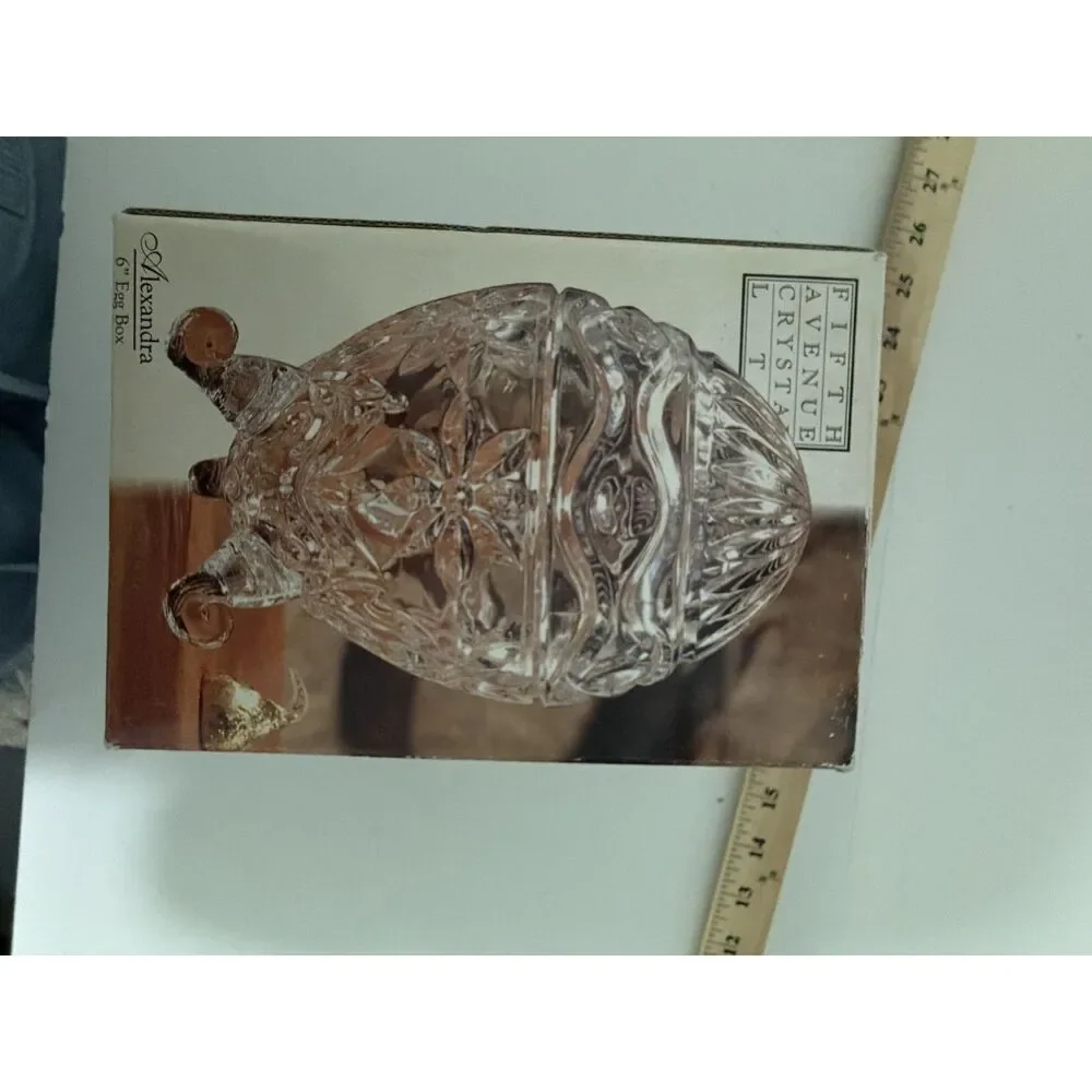Vtg. Fifth Avenue Crystal Dish in the Box.